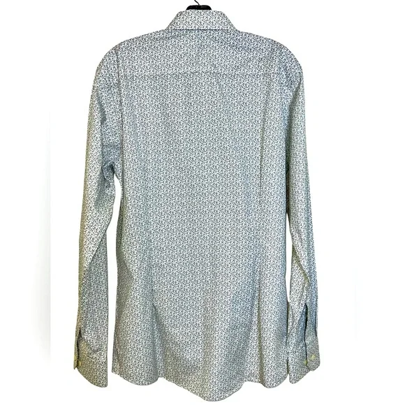 NWT ETON CONTEMPORARY-FIT MINI FLORAL PRINT SHIRT - Picture 4 of 9